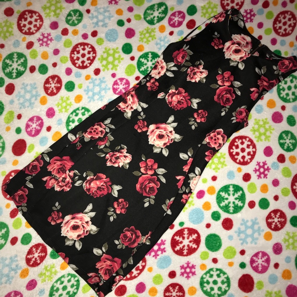 Forever 21 sleeveless black mini dress